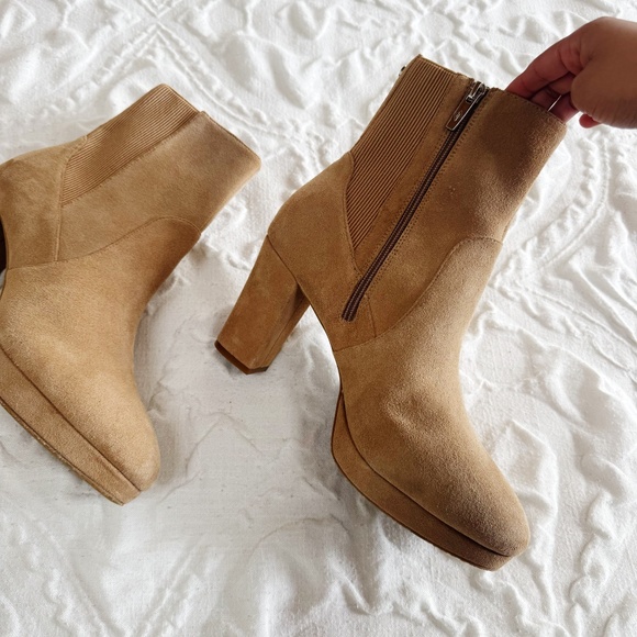 Donald Pliner Labell Platform Bootie Size 10M New - Picture 7 of 13